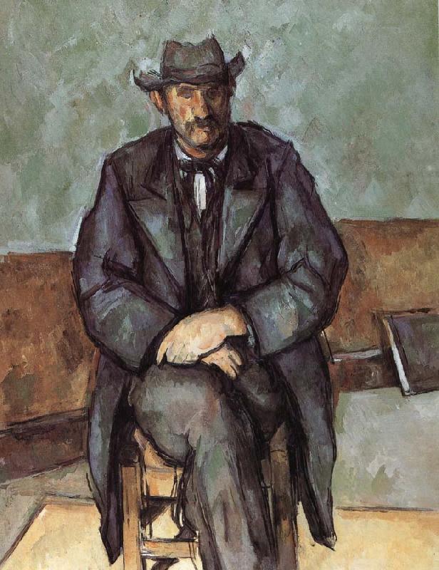Paul Cezanne farmers sitting oil painting image